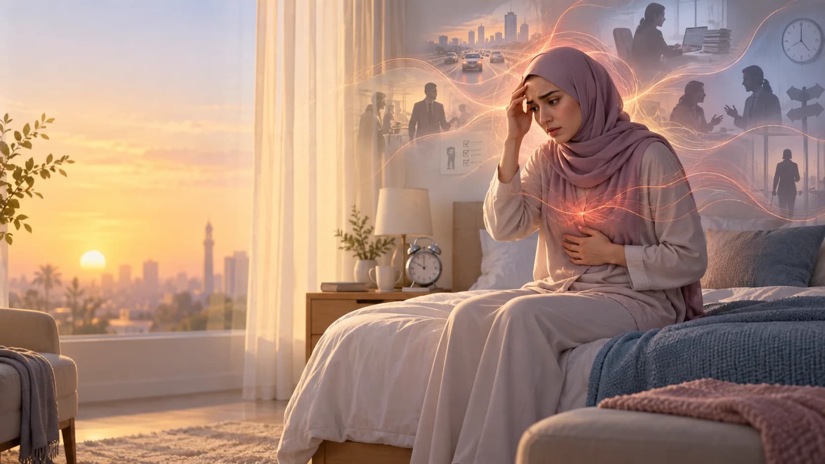 قبل أن نبدأ يومنا.. لماذا نشعر بالقلق عند الاستيقاظ؟