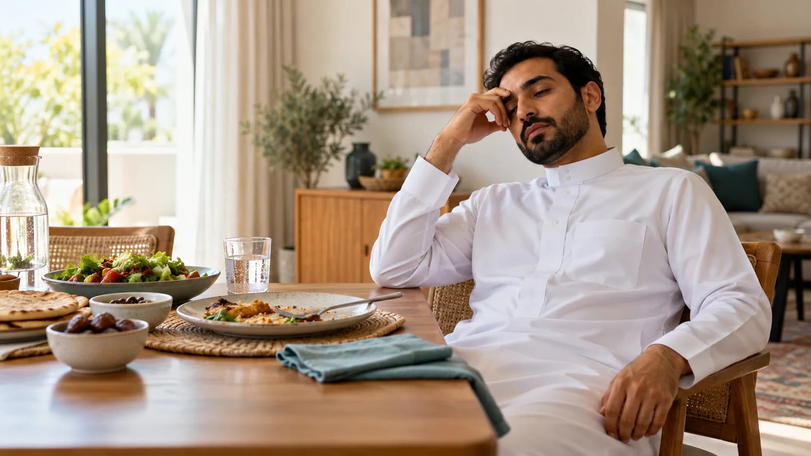 النعاس والخمول بعد الأكل.. لماذا نشعر بالتعب بعد تناول الطعام؟