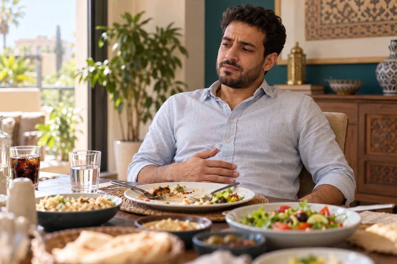 الانتفاخ بعد الأكل: الأسباب الشائعة وكيفية تخفيفه