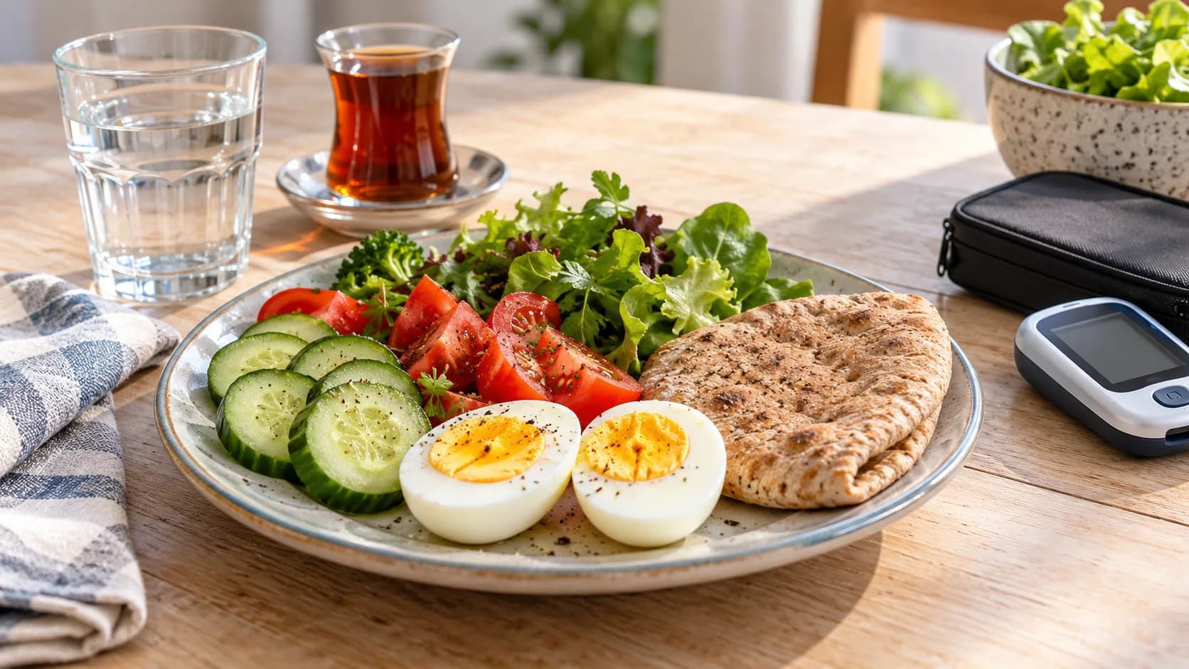 إفطار مريض السكري: كيف يتناول الفول والخبز والفاكهة مع ضبط السكر؟