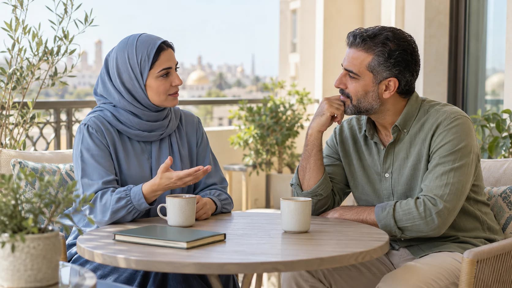 التواصل بين الزوجين.. كيف نتحدث عن المشكلات دون تصعيد؟