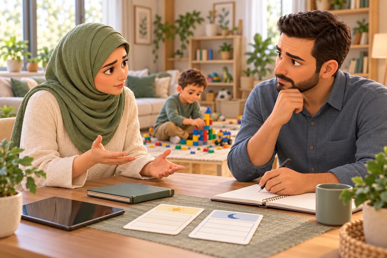 اختلاف أساليب التربية بين الزوجين: تأثيره في الأبناء و7 خطوات للتفاهم